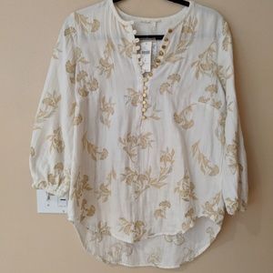 Anthropologie Atley Peasant Top